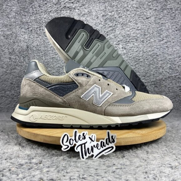 New Balance 998 Made In USA Size 10 Men Core Grey Silver U998GR main image 6